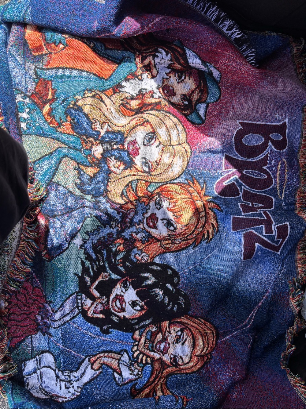 RARE Bratz woven tapestry Blanket